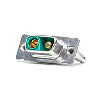 Amphenol CONEC 302W2CSXX69E40X ຕົວເຊື່ອມ D-Sub - ຄວາມໜາ້ຄົງມາດຕະຖານ 2W2C F20A PC TL 4-40 FR/REAR SPACER/CLIP