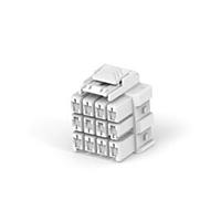 AMP Connectors - TE Connectivity 8-1971876-4 ຮອງສະໜອງສາຍແລະຮອງສາຍ PTL 3X4 PLUG HSG HIGH TEMP KEY D NAT