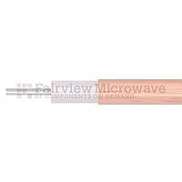 Fairview FM-SR020CU-STR .020 Semi-Rigid Coax Cable with a Bare Copper Outer Conductor in Straight Sections