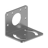 Banner Engineering SMB900 Sensor Hardware Bracket: Right-Angle Mounting; Material: Sheet Steel with Zinc Plate Clear Chromate Finish; Curved Mounting Slot for Versatility/Orientation