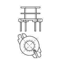 EPCOS B65806N1108D001 ອັງແກັບ RM5 COIL FORMER 8 PINS