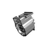 AMP Connectors - TE Connectivity 184340-1 ກອງປະກອບ PLUG ASSY 2X2 CPA ບໍ່ມີຊ່ອງ CKT4 BLKD