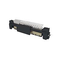 Amphenol FCI PSAS4M2130371TR ຕົວເຊື່ອມ PCI Express / PCI U3 SAS PCIe 40 ປລັກມຸມຂວາ ຕິດຢູ່ພື້ນຜິວ