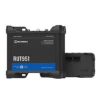 Teltonika RUT951200F00 ເຄື່ອງເຊື່ອມຕໍ່ເຄືອກເຊື່ອມຕໍ່ມືຖື, 4G/3G/2G/LTE CAT4, Dual SIM, WiFi 2.4 Ghz, 4 x Ethernet, Digital & Analogue I/O. ເຂດພື້ນທີ່: ຮຸ່ນທົ່ວໂລກ. ອຸປະກອນຈົດພະລັງງານຢູໂຣບ.