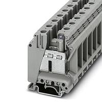 PHOENIX CONTACT 3009066 ບລັອກຕໍ່ສາຍບົດບັນທຶກ DIN Rail UKH 50-IB BU