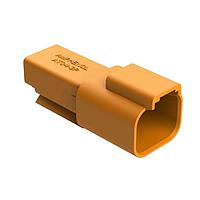 Amphenol SINE Systems AT04-2P-ORG ຕົວເຊື່ອມ A SERIES-AT-CONNECTORS