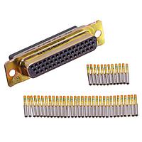 Raychem - TE Connectivity M24308/2-13 ຕົວເຊື່ອມຕໍ່ 44 POS RECPT, CRIMP HIGH DENSITY