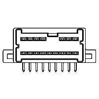 AMP Connectors - TE Connectivity 1123419-1 ກອງປົງ 040-3 MLC CAP HSG ASSY 16P