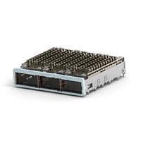 AMP Connectors - TE Connectivity 2173239-1 zQSFP 1x3 ກະຕ່າງ CAGE ASSY, BEZEL ມີ NETWRK HEATSINK