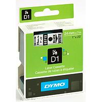 DYMO 63020723 Labelmanager D1 ເທບສີດໍາ/ສີຂາວ (24mm x 7m)