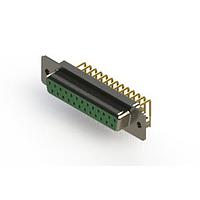 EDAC 630-M25-240-GT2 ຕົວເຊື່ອມ D-Sub - ຕົວເຊື່ອມ D-Sub ມຸມຂວາ ຄວາມໜາແບບມາດຕະຖານ