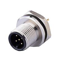 Same Sky (formerly CUI Devices) CDM1206-12A-MP-R9-67 ຕົວຕິດພານເລດຊັ້ນຊາຍ M12 ແບບຕົວຕິດພານກົງ, ປະເພດ PCB, ຕິດຕັ້ງດ້ານຫຼັງ PG9?ACode 12PIN, ນຸ່ມທອງສົ່ງສະຫນອງ