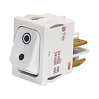 Carling Technologies 622222-BB-NE ສະລິດສະວັດຂະໜາດນ້ອຍ Rocker Switch 2-pole, ON - None - OFF, 8A/12A 250VAC/125VAC 1/2 HP, ສະລິດສະວັດ Rocker Switch ສີດຳບໍ່ມີແສງສະຫວ່າງມີ .187 Tab (Q.C.)