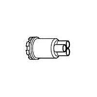 AMP Connectors - TE Connectivity CES-2-T1 ຝາສິ້ນ HS BREAKOUT CES 3 ຂາ, 10.16-2.79mm