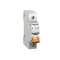Schneider DOM11375 MCB, 1P, 6A, 6kA, 230/240V