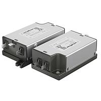 Schaffner FN2500-32-103-C19 ຕົວກັນສະຫນອງໄຟຟ້າ ຕົວກັນສະຫນອງໄຟຟ້າເຟສດຽວ 1HU 32 A, ຕົວເຊື່ອມຕໍ່ clamp, 100nF