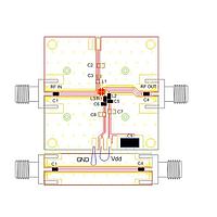 MACOM MAAL-010704-001SMB ບອດຕົວຢ່າງເຄື່ອງມືພັດທະນາ RF, Assy, SC70-6LD