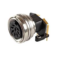 Amphenol Tuchel T3507-902 ຕົວເຊື່ອມຕໍ່ FEMALE RECEPTACLE 8 POLE RIGHT ANGLE