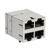 Bel Fuse 0895-2B2J-JVC ຕົວເຊື່ອມ MagJack RJ45,2X2,5G,4PPOE 600mA,GO/GO,GO/GO,WAVE SOLDER