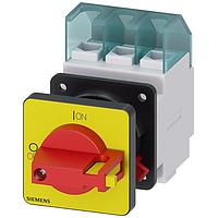 SIEMENS 3LD21500TK13 ປຸ່ມສະຫນອງການຫຼິ້ນວົງກົງ DISC SW 25A KNOB 1HOLE R/Y 3P