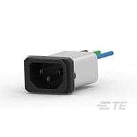 Corcom - TE Connectivity 10EJS8 ຂາຂາຍ 10A IEC-WIRE LEAD SNAP IN MOUNT