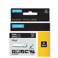 DYMO 63020776 Rhino IND vinyl tape ສີຂາວ (9mm x 5.5m)