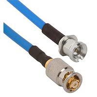 Amphenol SV Microwave FQSMP-085-MBSMP-180 ສາຍສະບັບ RF SMP F QB ເຖິງ SMP M BKHD 18" Cable