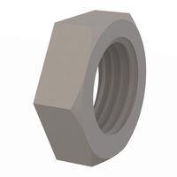 Essentra Components 0456218HJN ແຈມນັດເຮັກຊ໌ ແຈມນັດ, 9/16-18 ການດັບກະດູກ, .250 ຄວາມສູງ