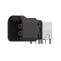 Yamaichi Electronics Y-MFC-4PT-A-VL-REDC ຕົວເຊື່ອມຕໍ່ລົດ 2x2 Mini FAKRA Connector, R/A, Key A