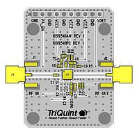 Qorvo QPA9501PCB401 ເຄື່ອງເພີ່ມສະຫລຸບ RF 5.1-5.9GHz ການເພີ່ມ 32dB ບອດປະເມີນ