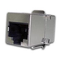 Amphenol Commercial Products RJE172881221 ຕົວເຊື່ອມ RJ45 ແບບມົດູເລີລ, Cat3, ມີການປ້ອງກັນ