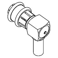 Radiall R117186807 ຕົວເຊື່ອມ SMB / ປລັກມຸມຂວາ ປະເພດກະທົບສາຍ 2.6/50 S-BR