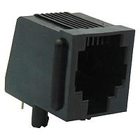 Stewart Connector SS-90000-004 ປຸ່ມ RJ12 ຮູບແບບມຸ່ງມອງຂວາ 6 ຕິດຕໍ່ 6 ຕຳແໜ່ງ ບໍ່ມີການປ້ອງກັນ ມີຂອງປະກອບ