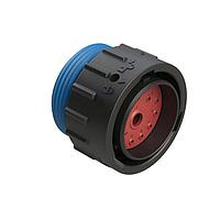 Amphenol SINE Systems AHDP06-24-14PR-WTA ຕົວເຊື່ອມ 14 ຕຳແໜ່ງ ປລັກ, ພິນ, ຂະໜາດຮອບ 24, ການປິດກະວດຂະໜາດຫຼຸດ (ສີຟ້າ), ຕົວແປງເກັບກະວດກວ້າງ