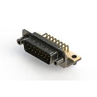 EDAC 629-M15-240-WT5 ຕົວເຊື່ອມ D-Sub - ຕົວເຊື່ອມ D-Sub ມຸມຂວາ ຄວາມໜາແບບມາດຕະຖານ