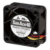 Sanyo Denki 9GA0424F6D001 ພັງລົມ Axial DC Axial, 40x40x20mm, 24VDC, ປະສິດຕິພາບສູງ, ພະລັງງານຕ່ຳ, ຕົວກວດຈັກກະທົບ Lock Rotor