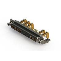 EDAC 630-17W5250-4T5 ຕູ້ຕິດຕໍ່ D-Sub ປະສົມມຸມຂວາ ຕູ້ຕິດຕໍ່ພະລັງງານ Combo D-Sub