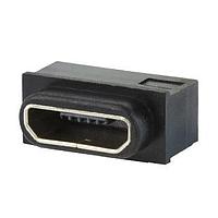 Same Sky (formerly CUI Devices) UJ2-MIBH-4-SMT-TR-67 ຂໍ້ມູນ Micro USB Type B Connectors USB Jack 2.0 MicroB 5pin HZ SMT IP67