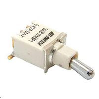 E-Switch 200BWMSP1T2A1SM6RE ສະຫນັບສະຫນູນ Toggle 3A 20VAC 1 Pole On-None-On PC Mnt