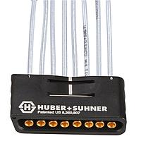 HUBER+SUHNER MF53/1x8A_21MXP/11SK/305 ການປະກອບສາຍ RF Multicoax breakout, 1x8, ແຈັກ MXP (ຜູ້ຍິງ) ເຖິງປລັກ SK(2.92) (ຜູ້ຊາຍ), 305mm