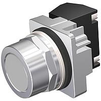 SIEMENS 52PM8A6K ປຸ່ມກົດປົດກັບ, MOM, ສີເຫຼືອງ, ຟລັດ, 2POS, 1NO