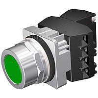 SIEMENS 52PM8A3C ປຸ່ມກົດປຸ່ມລົງ, MOM, ສີຂຽວ, ລົງລຽບ, 2POS, 3NO-3NC