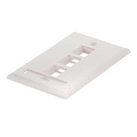 Molex 18400-0542 ກອງປົກຜິວ STREAMLINE WALLPLATE 3PW/LABEL WHT