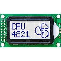 Matrix Orbital LCD0821-GW-V LCD Character Display Modules 8x2 ຕົວອັກສອນ ສີຟ້າ ຂໍ້ຄວາມສີຂາວ ພື້ນຫຼັງສີດໍາ ກວດສອບແຮງດັນພາຍນອກ