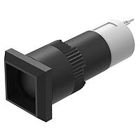 EAO 01-455.036 ປຸ່ມກົດສະແດງແບບມີແສງສະຖານະ mom LL 1NO UT 18x18 ທອງ