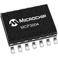Microchip Technology MCP3004T-E/SL ADCs - ຕົວແປສັນຍາລະດັບອນາລອກເປັນດິຈິຕອນ ລະດັບລົດຍົນ 1, 10-bit SAR ADC, SPI, 4-channel