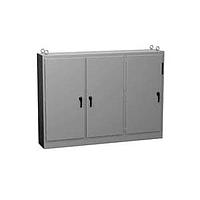 Hammond Manufacturing 1UHD844124FTC ກອງປິດການເຊື່ອມຕໍ່ N12 H.D. ມີກະແຜນ - 84.13 x 40.75 x 24.13 - ສະຕີວ/ສີເທົາ