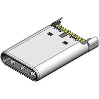 JAE Electronics DX07P024AJ1R1500 ຕູ່ມິດ USB Type C USB TYPE C SLIM PLUG 1PC = 1 PLUG