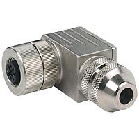 SIEMENS 3RK19021DA00 ຕົວເຊື່ອມຕໍ່ມິດຕະພາບວົງກົມ M12 PROFIBUS SKT ANGLD, 5-P,B-CODED SCW