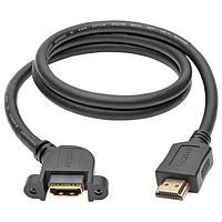 Tripp Lite P569-003-MF-APM HDMI ສາຍ 3FT ANG PANL MNT HDMI CBL